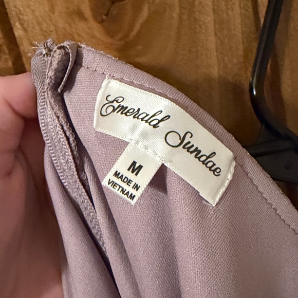 Purple Prom Dress NWT Elegant Formal Gown Special Occasion M - Picture 3 of 5